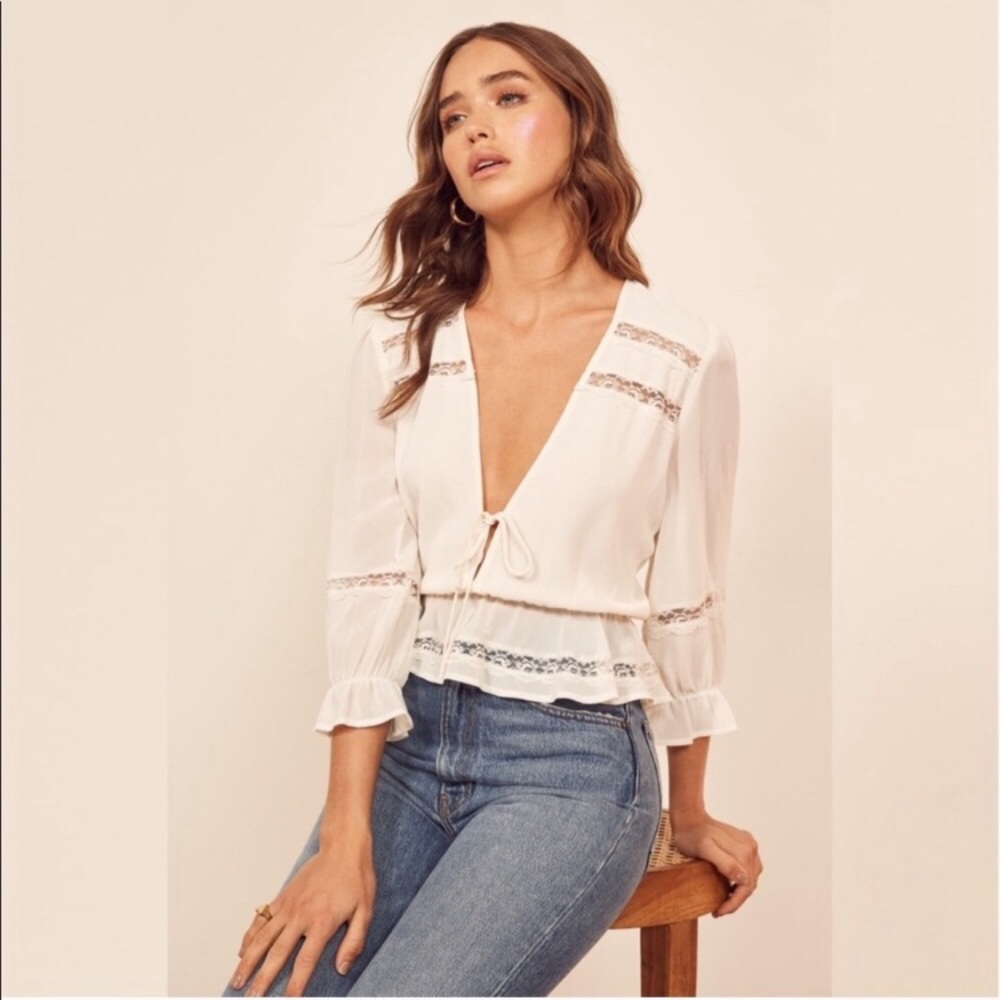 Reformation Emily Top size XL, worn once